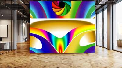 Beautiful Abstract Background. Graphic modern art. g (2) Wall mural