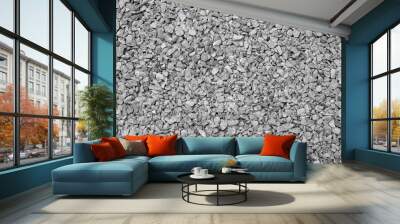 black and white rock texture background close up Wall mural