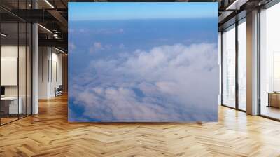 blue sky cloud background Wall mural