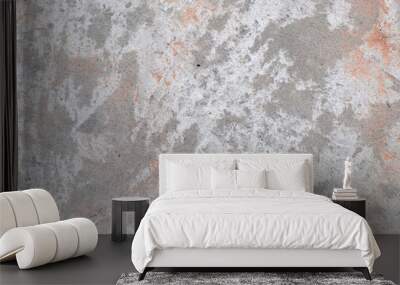 Grey grunge texture cement wall. copy space Wall mural