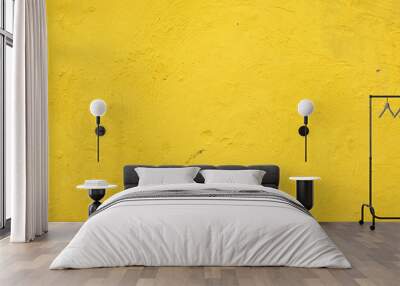 yellow cement wall background Wall mural