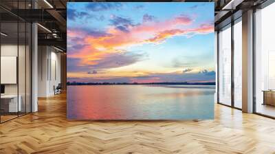 colorful sky in sunset Wall mural