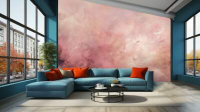 abstract painting background texture with dark old rose Wall mural