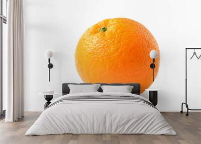 Juicy Orange fruit isolated on white background. clipping path. Wall mural