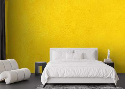 Yellow concrete wall texture background. Wall mural