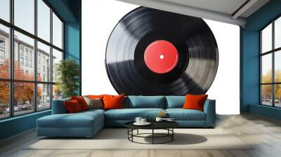 Vinyl record isolated on white background. Wall mural