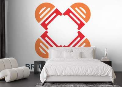 logo for company Wall mural