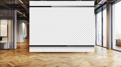 realistic tv screen mock up Wall mural