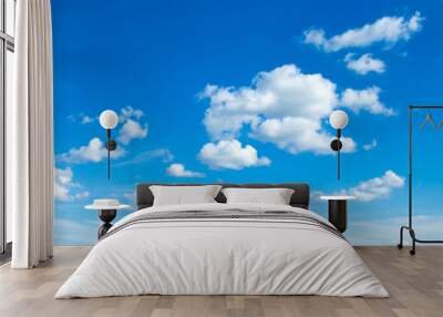 blue sky with clouds . nature background Wall mural