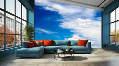 blue sky Wall mural