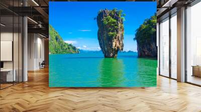 james bond island in thailand, ko tapu Wall mural