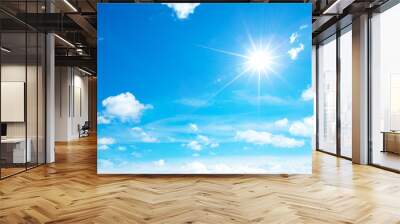 sunny sky Wall mural