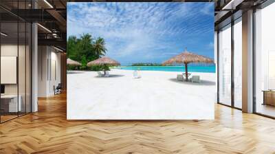 tropical beach Wall mural