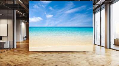 tropical sea Wall mural