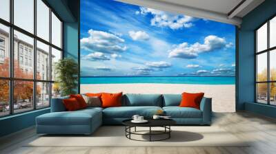 tropical sea Wall mural