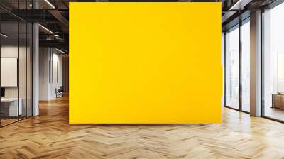 yellow background with space for text Wall mural