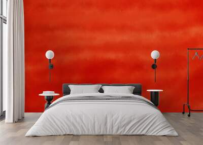 Blurred of background abstract Red watercolor on white paper splash by art hand drawn for text Wall mural