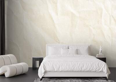 Crumpled paper texture Wall mural