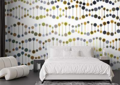 beautiful structure of the DNA molecule Wall mural