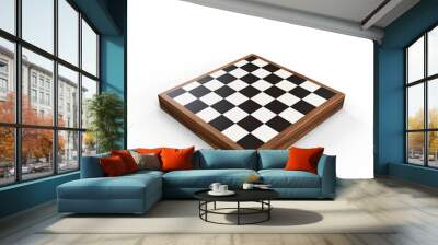 black and white chess board Wall mural