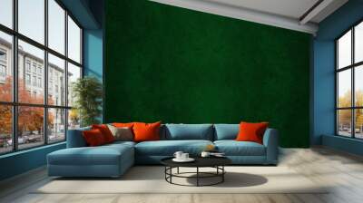 A Green Digital Background of Concrete Texture Wall mural