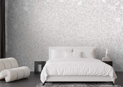 Simple Silver Glittle Background with a White Light Border Wall mural