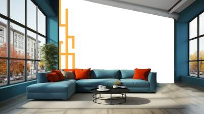 Art Line Border Corner Design Vector  Wall mural