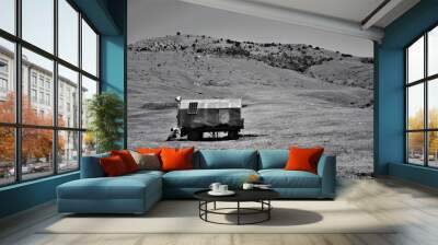 truck in the mountains Wall mural