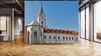 St. Anthony of Padua church in Kosice, Slovakia. Wall mural