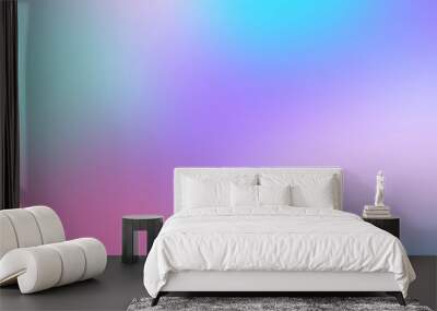 Soft pastel color gradient blurred texture background Wall mural