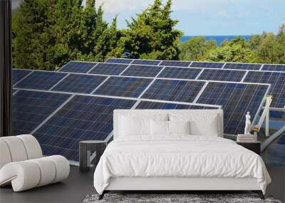 Solar panels Wall mural