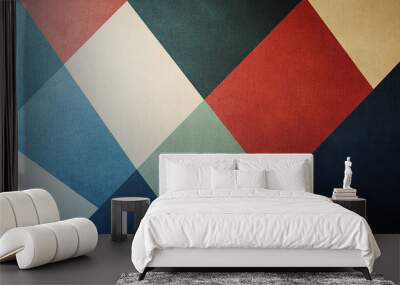 abstract background with triangles Wall mural