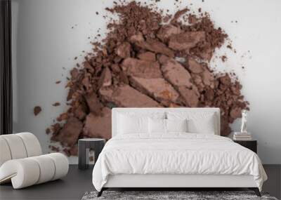 Broken eye shadow powder Wall mural