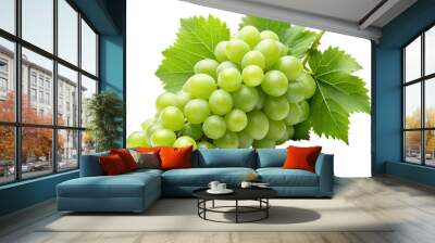 green grapes, , generative ai Wall mural