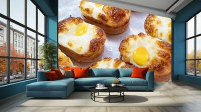 Gyeran-bbang or Egg bread is a simple food. It made from flour, sugar. This hot and filling dish is popular breakfast option and can be made at home. It can found in South Korea. Wall mural