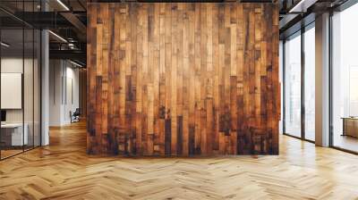 maple hardwood basketball floor , hardwood floor texture , basketball court floor , high-resolution wood floor image Wall mural