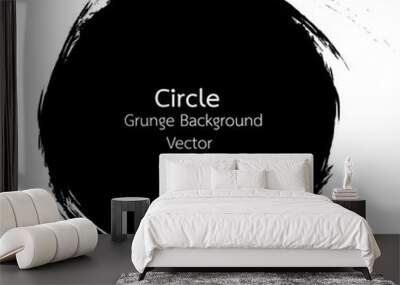 Circle Grunge design Vector Wall mural