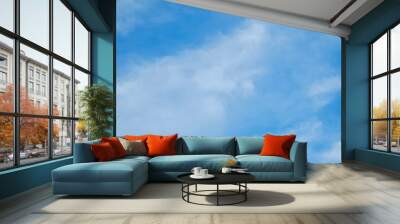 Blue sky with cloud Wall mural