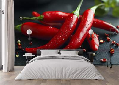 red hot chili pepper Wall mural