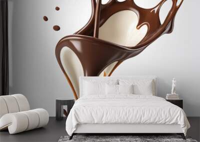 chocolate and splash Wall mural