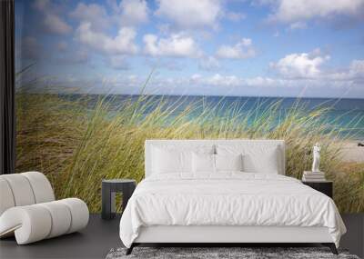 grass on the ocean Wall mural