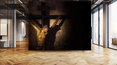 Crucifix Wall mural