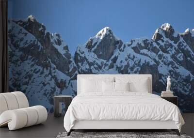 Paesaggio innevato Wall mural