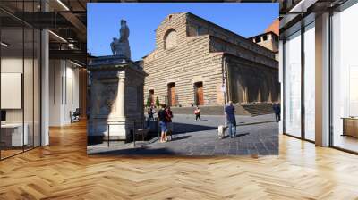 Firenze, Italy - April 21, 2017: Cathedral of San Lorenzo, Florence, Firenze, Tuscany, Italy Wall mural