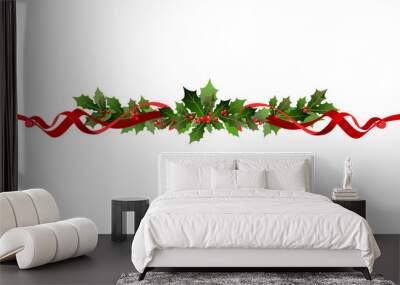 Christmas holiday decor holiday Wall mural