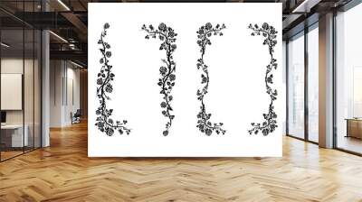 flourish design set Wall mural