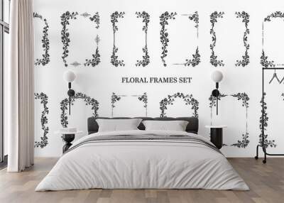 Graphic frames set Wall mural