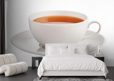 cup of tea isolated on transparent background cutout Wall mural