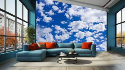 Beautiful summer clouds XXL Wall mural