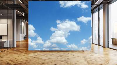 Beautiful summer clouds Wall mural